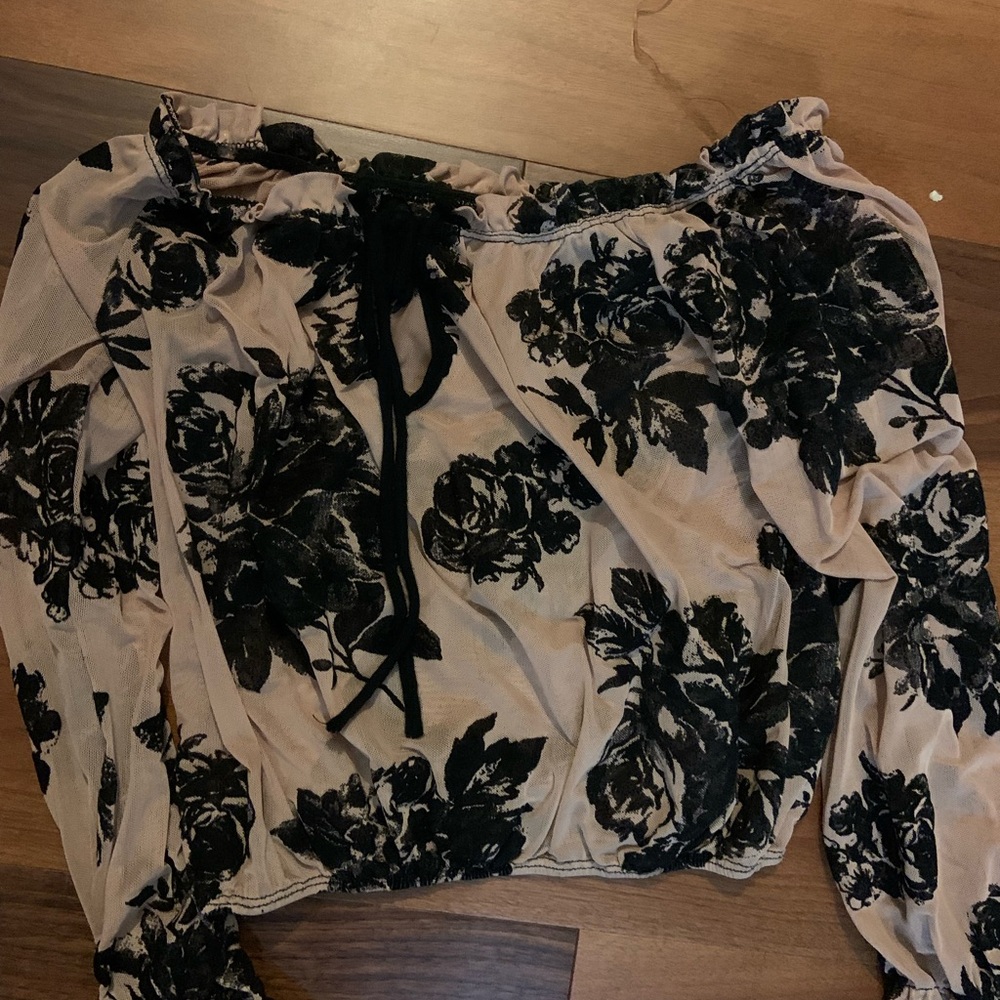 Windsor Black Floral Lace Blouse